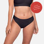 Proof® Leak & Period Underwear - Bikini (4 Tampons/8 tsps), Black, large image number 0
