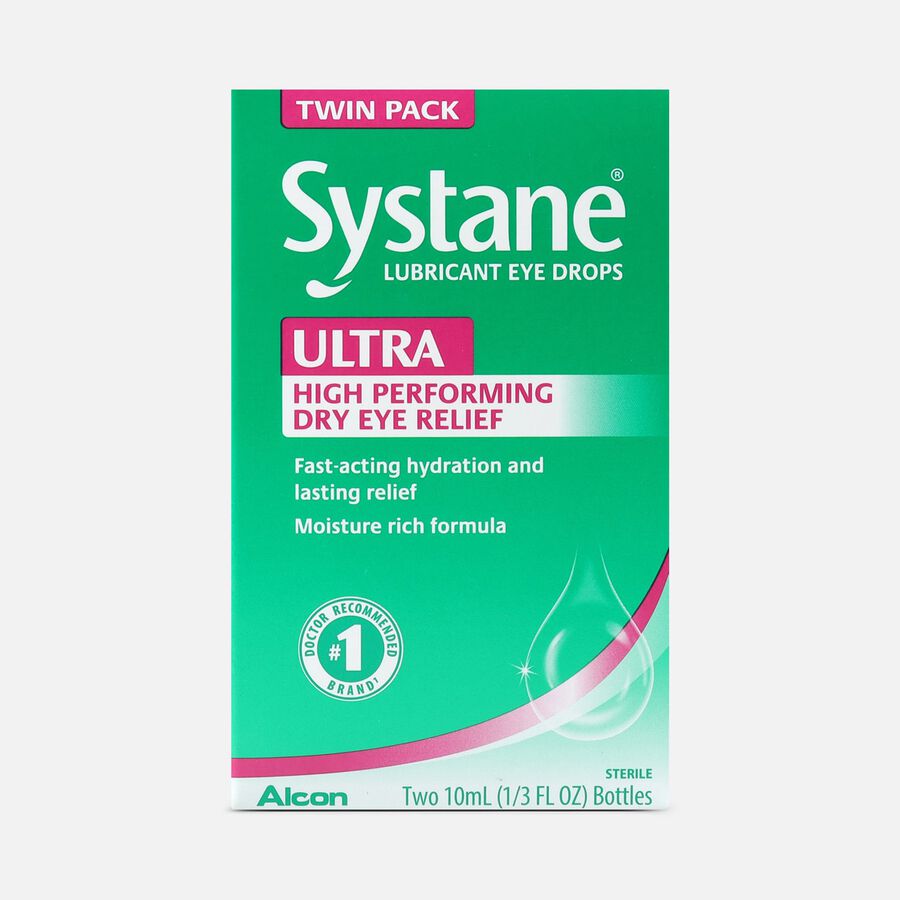 Systane Ultra Lubricating Eye Drops, 10 mL, Twin Pack, , large image number 0