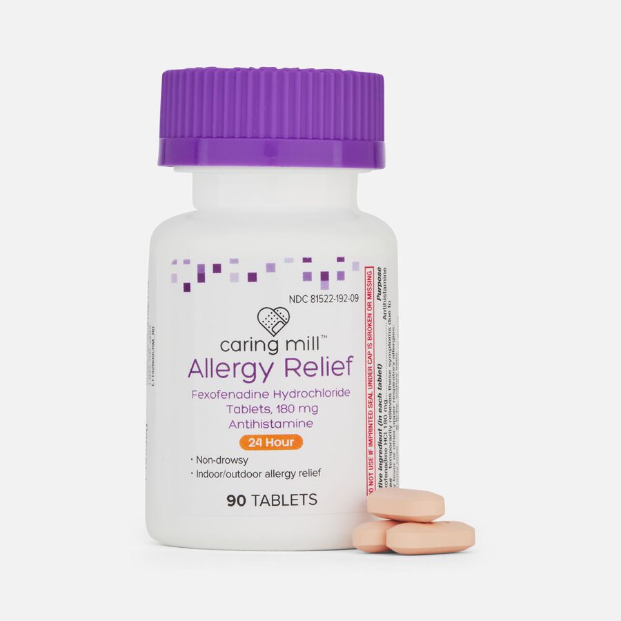Caring Mill&trade; Fexofenadine Tablet, 24 hour, 90 ct., , large image number 2