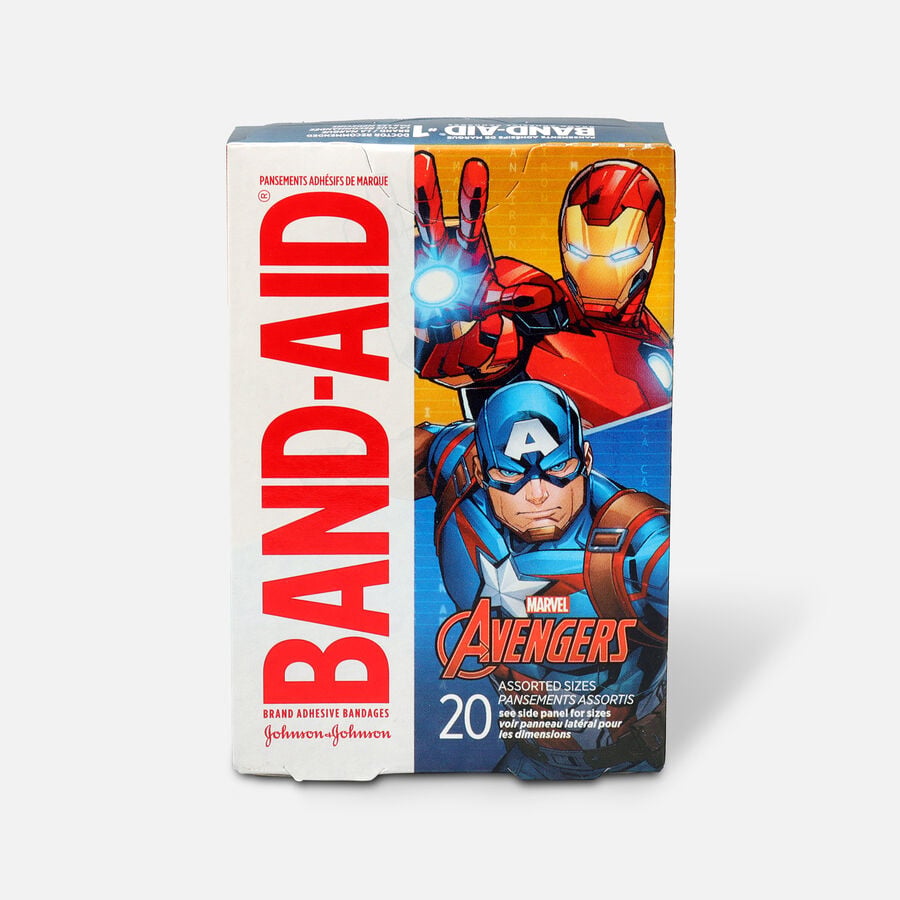 BAND-AID&reg; Adhesive Assorted Bandages Marvel Avengers, 20 ct., , large image number 0