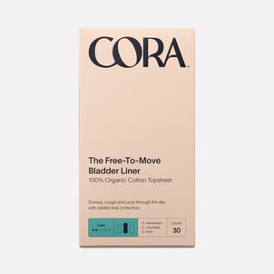 Cora Organic Bladder Long Liners, 30 ct.