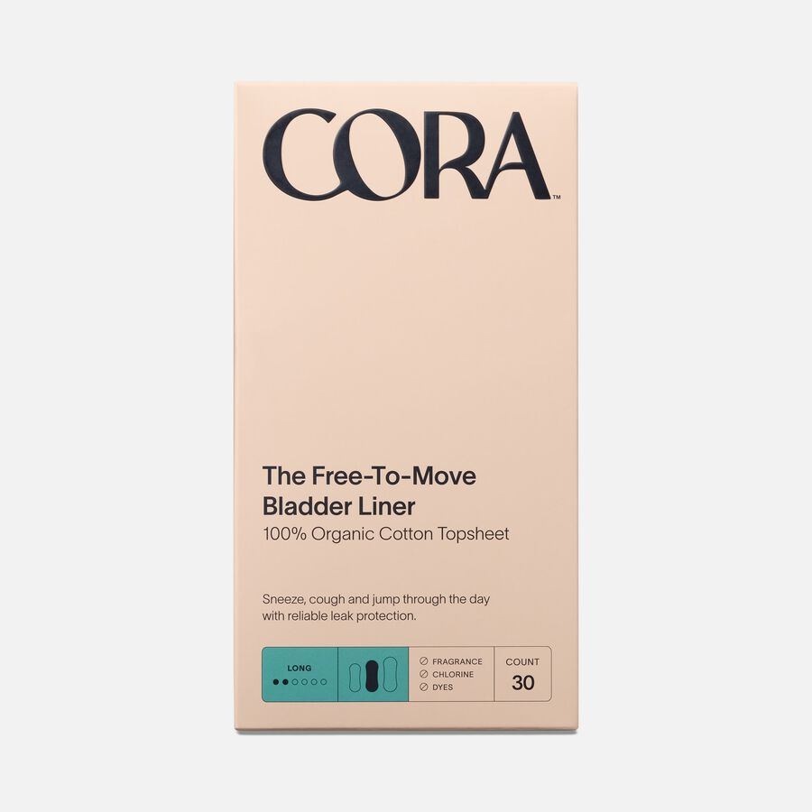 Cora Organic Bladder Long Liners, 30 ct., , large image number 0