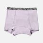 Thinx Teens Boyshort Period Underwear, Purple Ash, , large image number 0