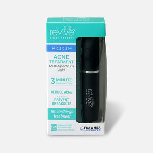 reVive Light Therapy Poof Portable Acne Treatment - Black