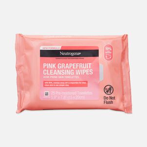 Neutrogena Pink Grapefruit Cleansing Wipes, 25 ct.