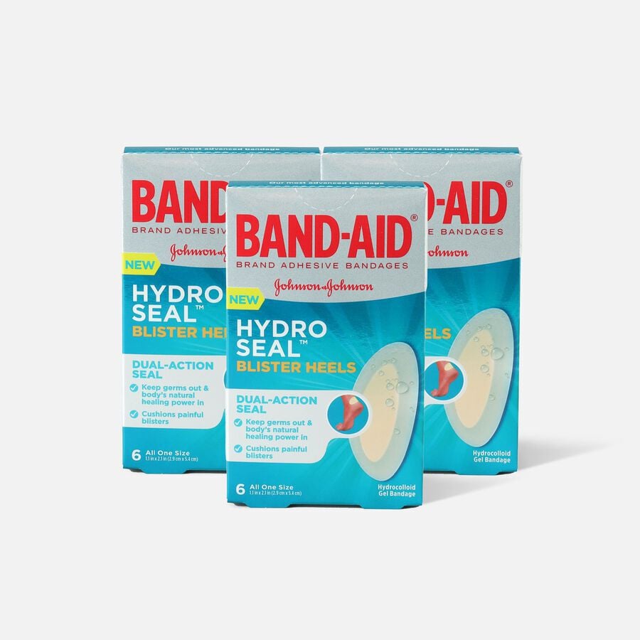 BAND-AID&reg; Hydro Seal Adhesive Bandages for Heel Blisters, 6 ct. (3-Pack), , large image number 0