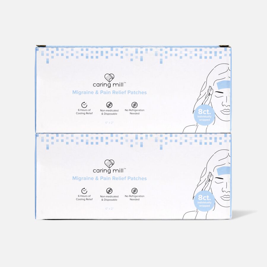 Caring Mill&trade; Migraine & Pain Relief Patches, 8 ct. (2-Pack), , large image number 0
