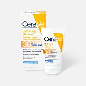 CeraVe Mineral Tinted Face Sunscreen SPF 30 1.7 oz.