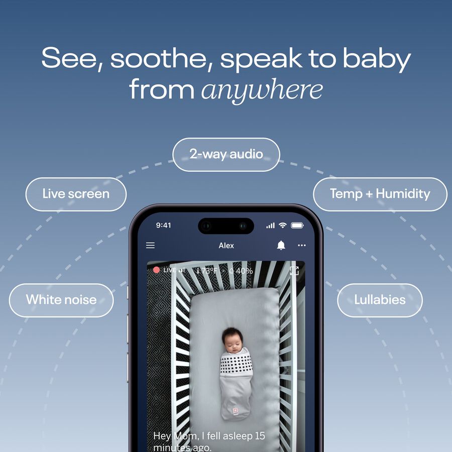 Nanit Pro Smart Baby Monitor & Floor Stand (V2), , large image number 2