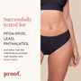 Proof® Leak & Period Underwear - Bikini (4 Tampons/8 tsps), Black, large image number 11