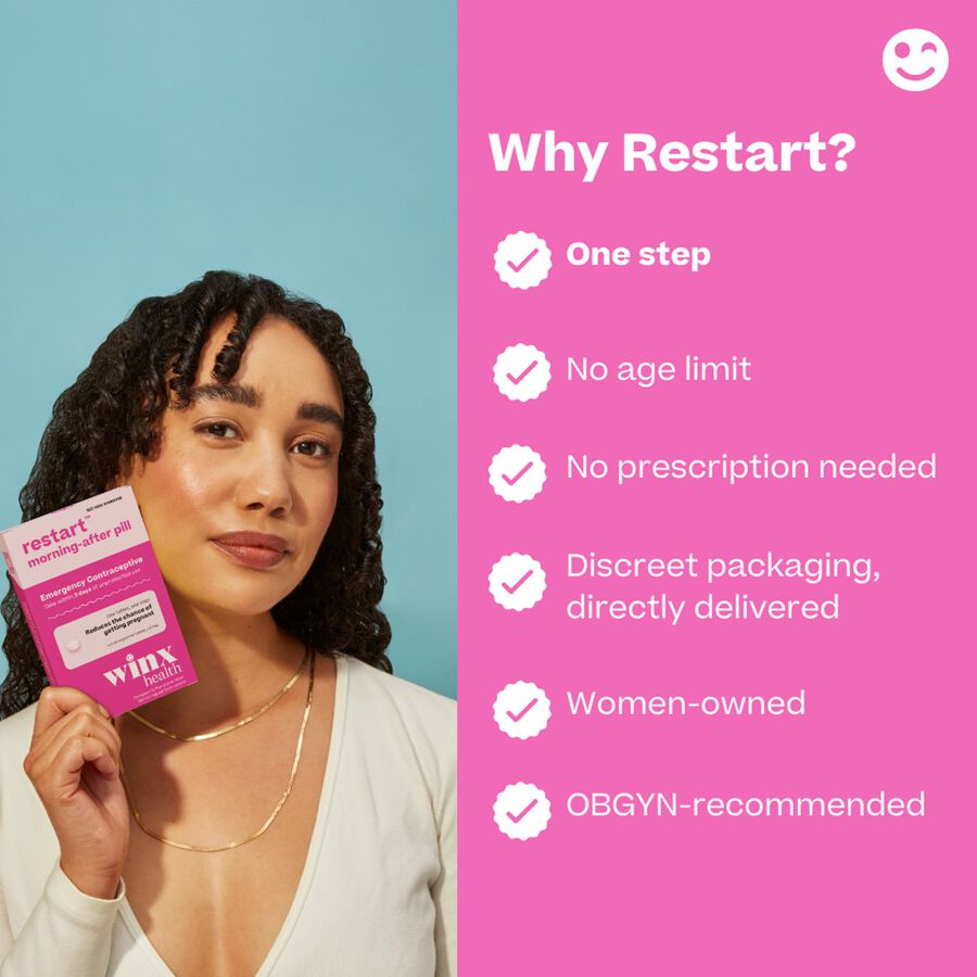 Winx Health Restart Emergency Contraceptive Morning After Pill, 1 ct., , large image number 1