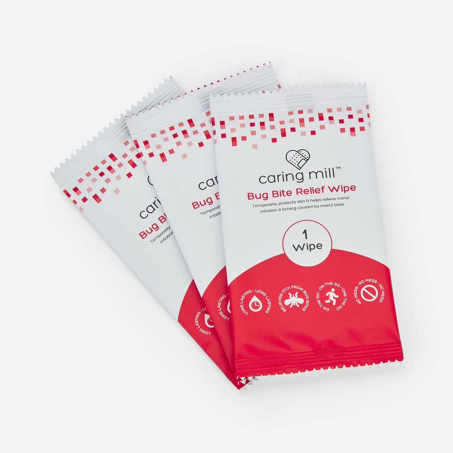 Caring Mill&trade; Bug Bite Relief Wipes, 24 ct., , large image number 4