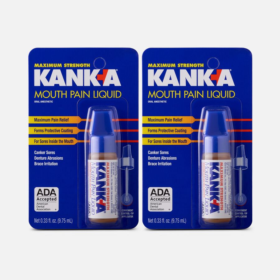 Kank-A Maxmium Strength Mouth Pain Liquid (2-Pack), , large image number 0