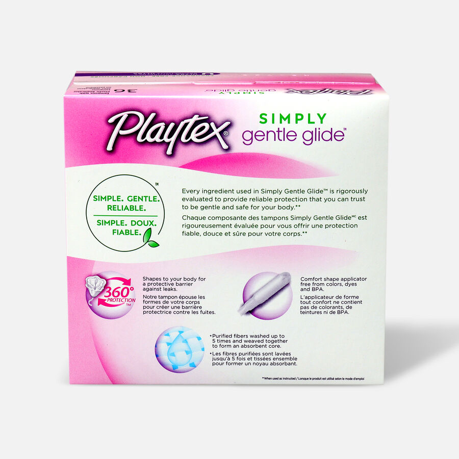 Playtex Gentle Glide Ultra Tampons, Unscented, 36 ct., , large image number 1