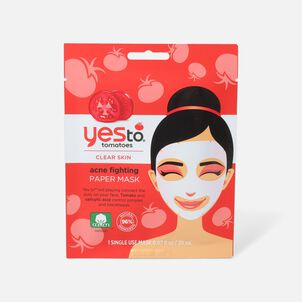 Yes To Tomatoes Acne-Fighting Paper Mask, Single Use