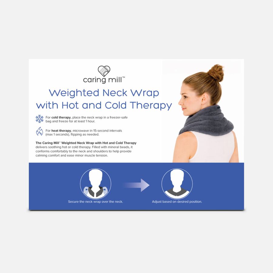 Caring Mill&trade; Weighted Neck Wrap with Hot and Cold Therapy, Lavender Infused, , large image number 1