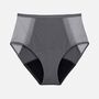 Thinx Comfort Stretch Hi-Waist All Day Period Underwear, Slate, , large image number 0