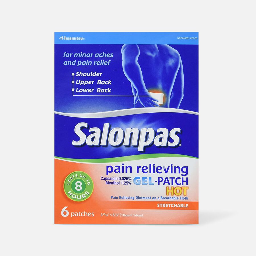 Salonpas Hot Gel Patch, 6 ct., , large image number 0