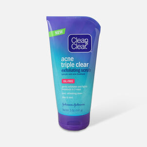 Clean & Clear Acne Triple Clear Exfoliating Scrub, 5 oz.