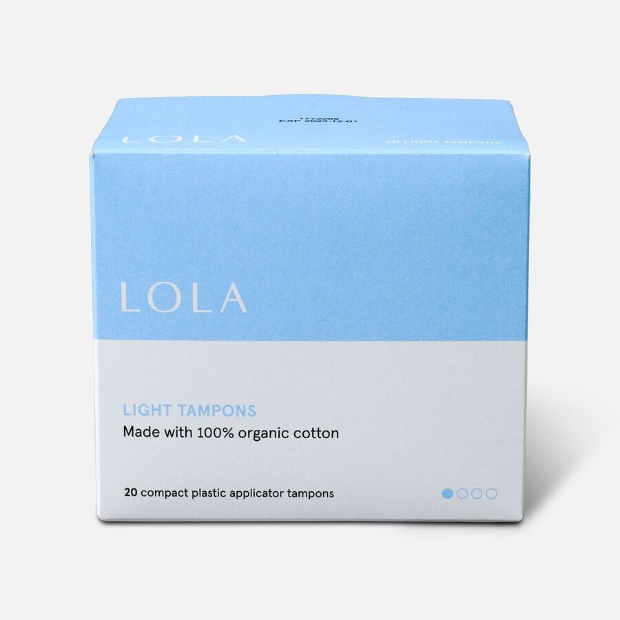 LOLA Tampons, Compact Plastic Applicator, 20 ct., , large image number 0