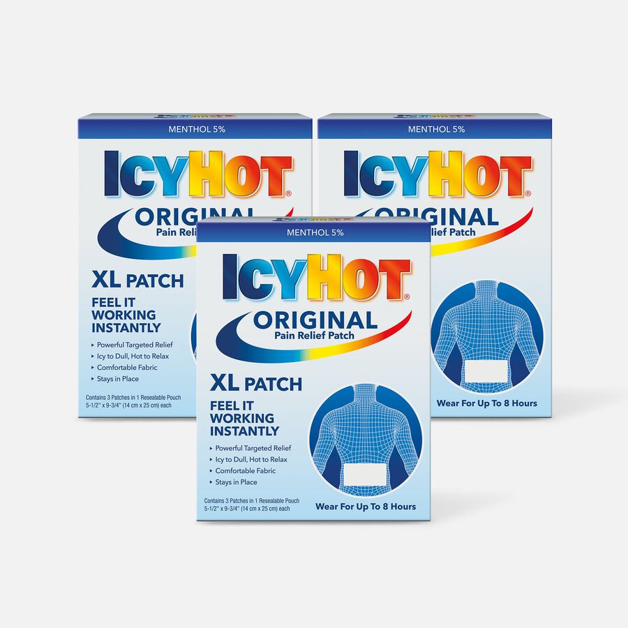 Icy Hot Medicated Patch XL Back and Large Areas, 3 ct. (3-Pack), , large image number 0