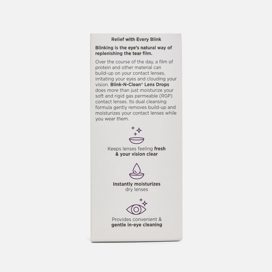Bausch + Lomb Blink-N-Clean Lens Drops, 0.5 fl oz., , large image number 1