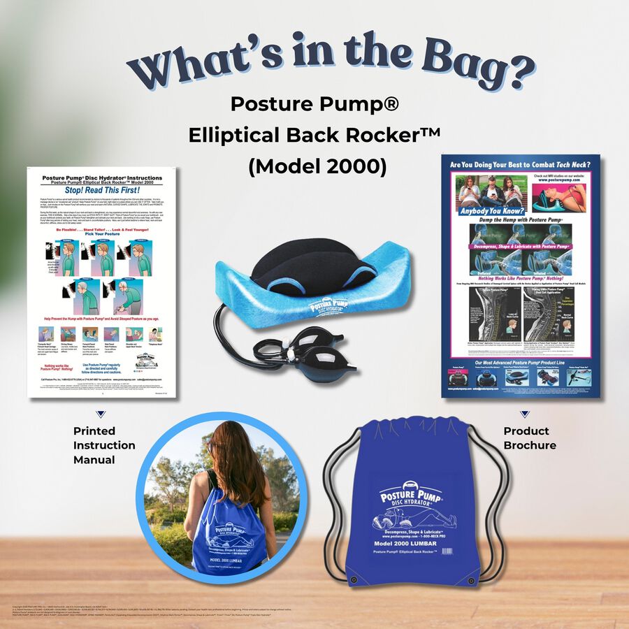 Posture Pump&reg; Back Pump&reg; Elliptical Back Rocker&trade;, Model 2000, , large image number 2