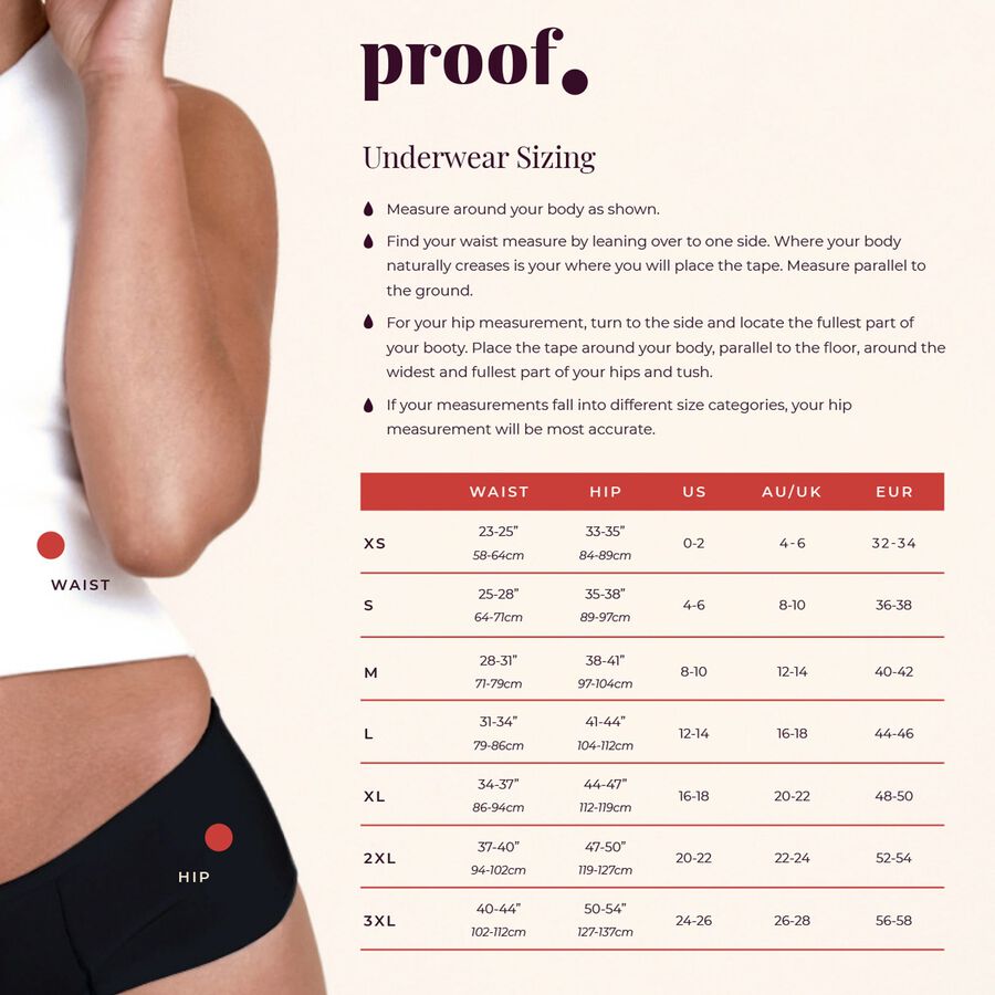 Proof® Period Underwear - Lace Cheeky (3 Tampons/6 tsps), , large image number 7