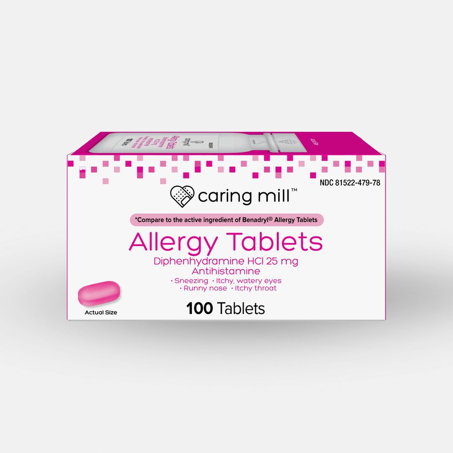 Caring Mill™ Allergy Relief Tablets, 100 ct., , large image number 0