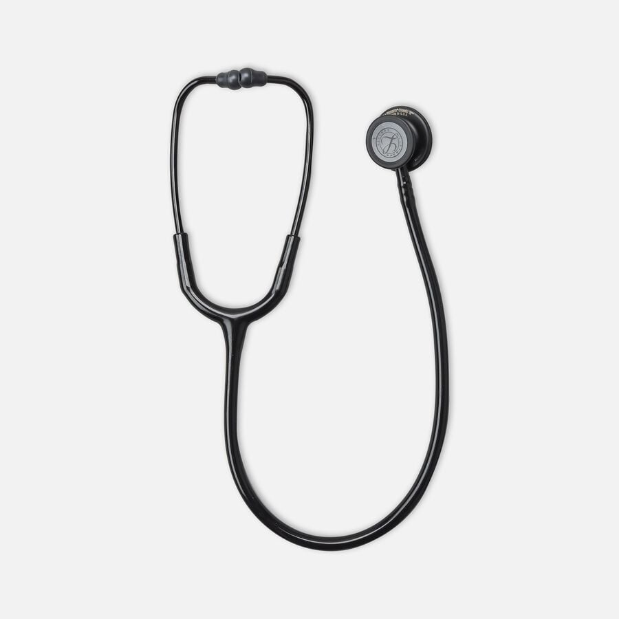 Littmann Classic III Stethoscope, Black Tube with Black Edition Chestpiece, 27", , large image number 0