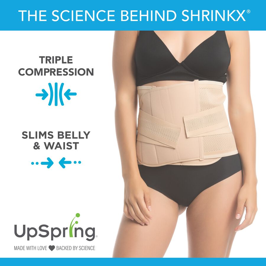 Shrinkx Belly Post Pregnancy Belly Wrap, Postpartum Belt, Nude, , large image number 1