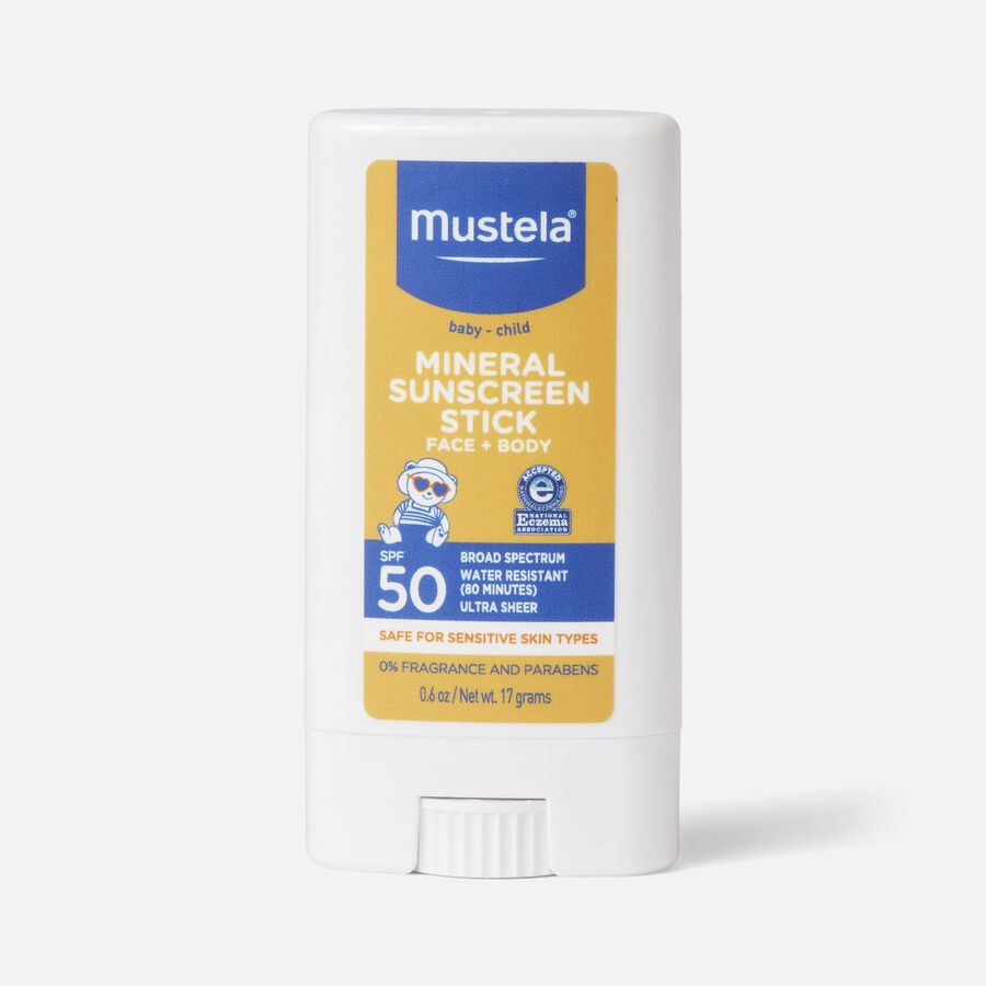 Mustela Mineral Sunscreen Stick, SPF 50, 0.6 oz., , large image number 0