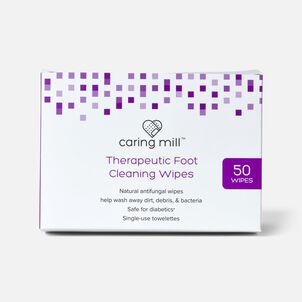 Caring Mill&trade; Therapeutic Antifungal Foot Wipes, 50 ct.