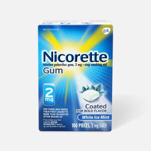Nicorette Gum White Ice Mint, 2 mg