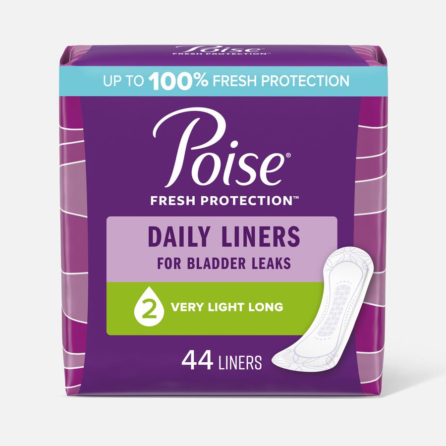 Poise Pantyliners Very Light Extra Coverage, , large image number 1