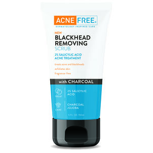 AcneFree Blackhead Removing Scrub with Charcoal, 5 oz.