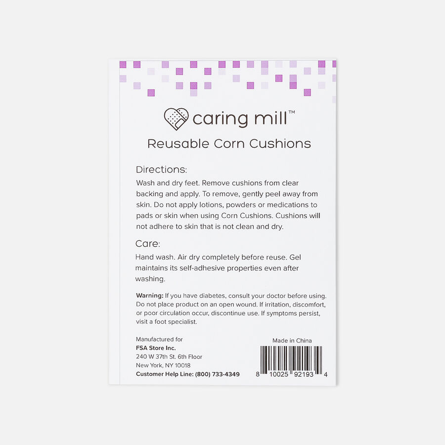 Caring Mill™ Reusable Corn Cushions, 24 ct., , large image number 1