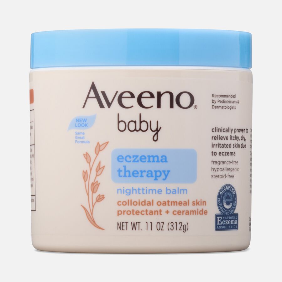 Aveeno Baby Eczema Therapy Nighttime Balm, 11 oz., , large image number 0