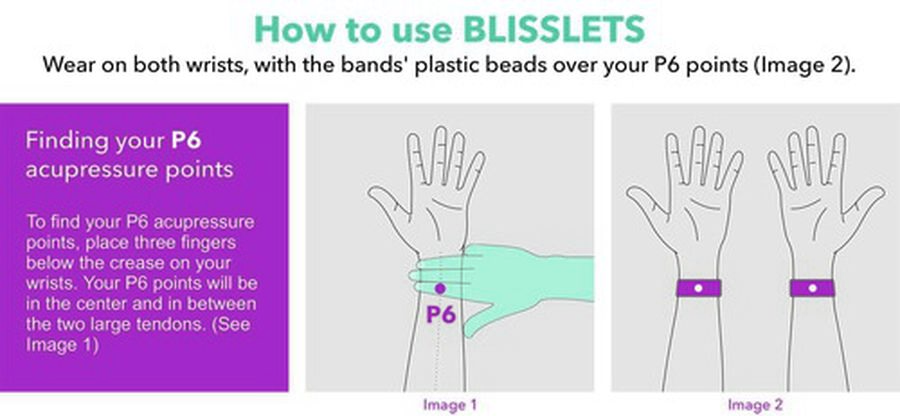 Blisslets Nausea Relief Bracelets, , large image number 8