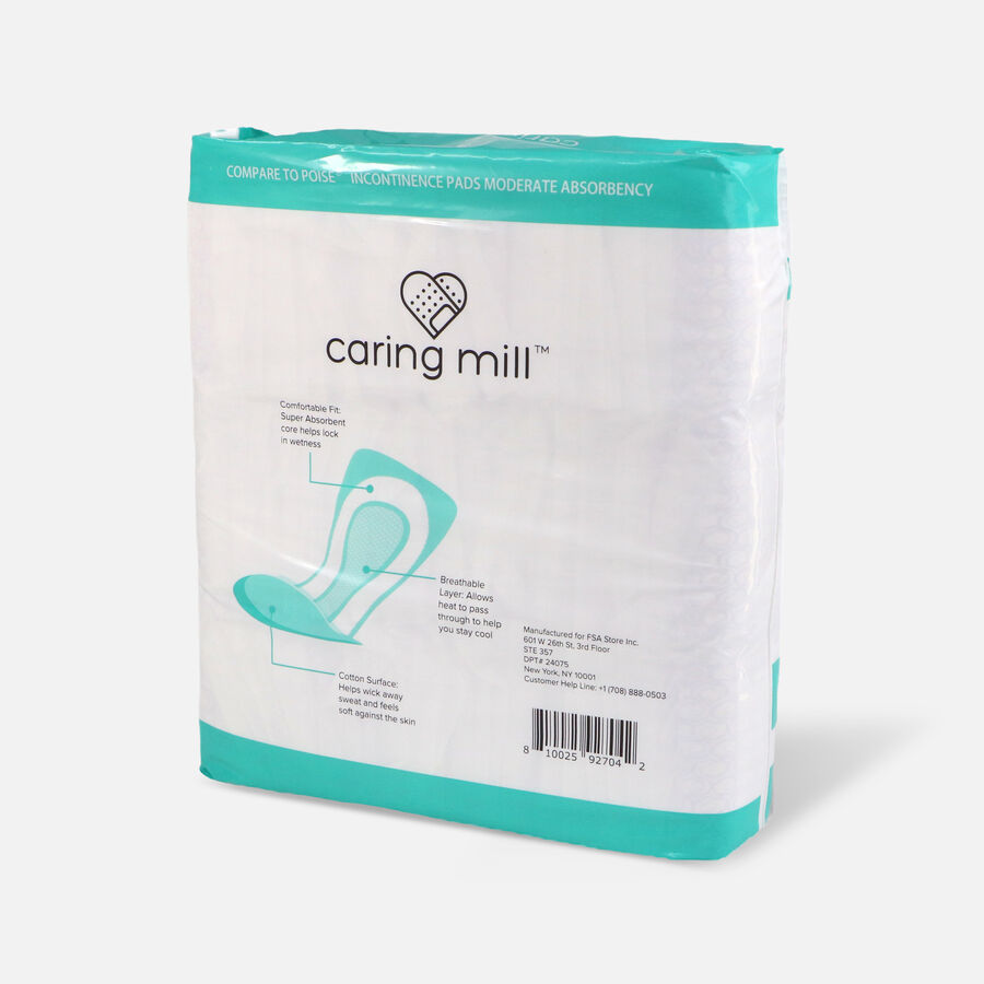 Caring Mill™ Incontinence Pads for Women, 66 ct., , large image number 1