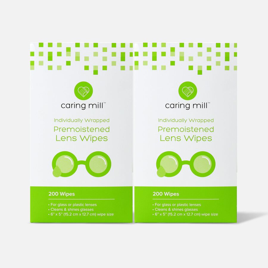 Caring Mill&trade; Pre-Moistened Lens Wipes, 200 ct. (2-Pack), , large image number 0