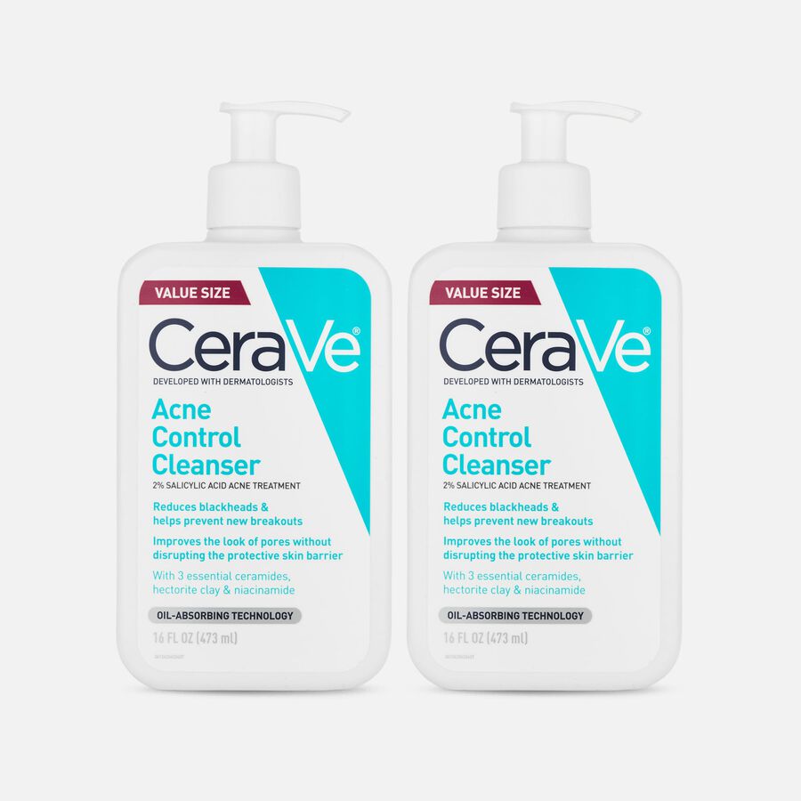 CeraVe Acne Control Cleanser, 16 oz. (2-Pack), , large image number 0