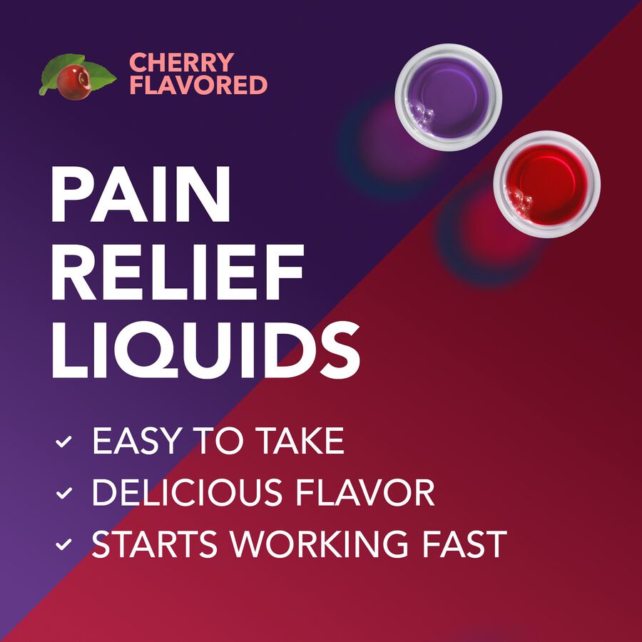 Vicks PainQuil Pain Relief Liquid, Day & Night Combo Pack, Cherry, 2x 12 oz., , large image number 2