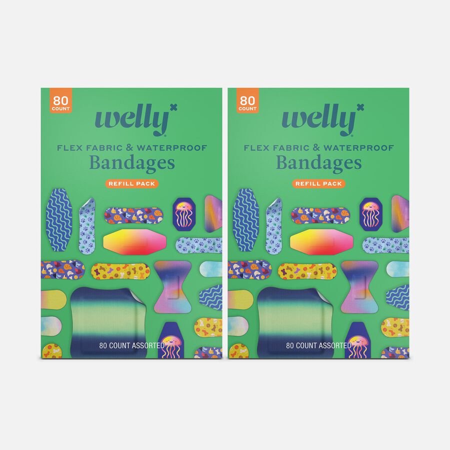 Welly Bravery Bandages Family Pack Carton Assorted, 80 ct. (2-Pack), , large image number 0