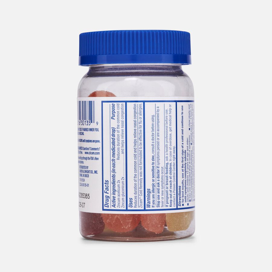 Zicam Cold Remedy Medicated Fruit Drops, 25 ct., , large image number 1