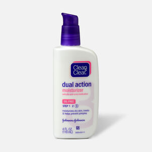 Clean & Clear Essentials Dual Action Facial Moisturizer, 4 fl oz.