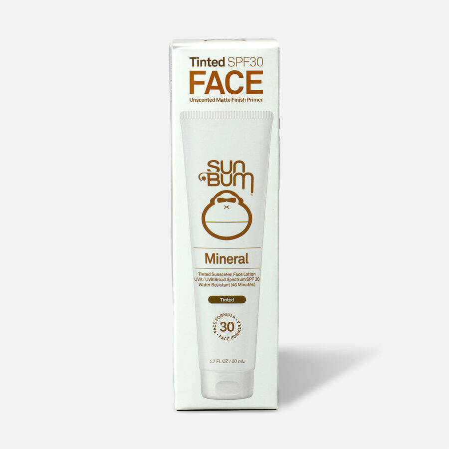 Sun Bum SPF 30 Mineral Sunscreen Tinted Face Lotion, 1.7 oz., , large image number 1
