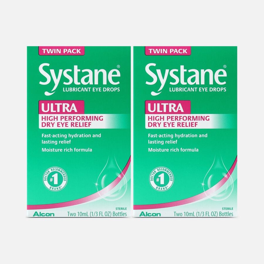 Systane Ultra Lubricating Eye Drops, 10 mL, Twin Pack (2-Pack), , large image number 0