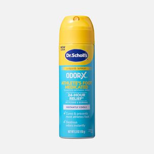 Dr. Scholl&rsquo;s Odor-X Athlete&rsquo;s Foot Instant Cool Medicated Liquid Spray, 5.3 oz.