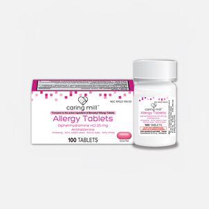 Caring Mill Diphedryl Allergy Relief Tablets - 100 ct.
